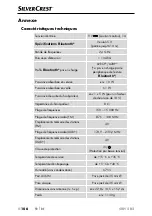 Предварительный просмотр 109 страницы Silvercrest SRH 5 B2 Operating Instructions And Safety Instructions