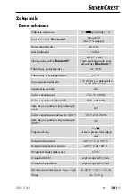 Предварительный просмотр 184 страницы Silvercrest SRH 5 B2 Operating Instructions And Safety Instructions