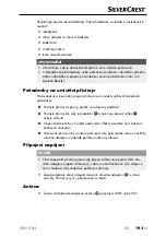 Предварительный просмотр 196 страницы Silvercrest SRH 5 B2 Operating Instructions And Safety Instructions