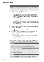 Preview for 11 page of Silvercrest SRK 400 A2 Operating Instructions Manual