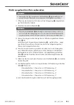 Preview for 12 page of Silvercrest SRK 400 A2 Operating Instructions Manual