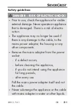 Предварительный просмотр 9 страницы Silvercrest SRR 3.7 A1 Operating Instructions Manual