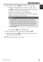 Preview for 19 page of Silvercrest SRR 3.7 B2 Operating Instructions Manual