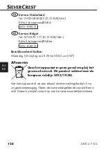 Preview for 132 page of Silvercrest SRR 3.7 B2 Operating Instructions Manual