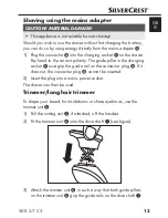 Предварительный просмотр 17 страницы Silvercrest SRR 3.7 C4 Operating Instructions Manual