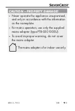 Предварительный просмотр 13 страницы Silvercrest SRR 3.7 D5 Operating Instructions Manual