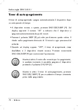 Предварительный просмотр 74 страницы Silvercrest SRW 250 A1 User Manual And Service Instructions