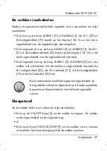 Предварительный просмотр 99 страницы Silvercrest SRW 250 A1 User Manual And Service Instructions