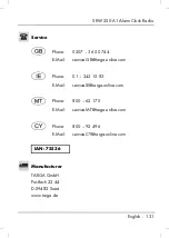 Предварительный просмотр 133 страницы Silvercrest SRW 250 A1 User Manual And Service Instructions