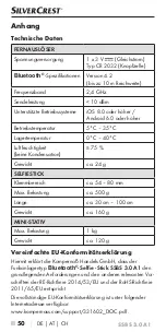 Preview for 53 page of Silvercrest SSBS 3.0 A1 Operating Instructions Manual