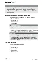 Preview for 101 page of Silvercrest SSC 200 A1 Operating Instructions Manual