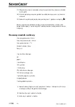 Preview for 115 page of Silvercrest SSC 200 A1 Operating Instructions Manual