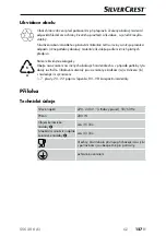 Preview for 130 page of Silvercrest SSC 200 A1 Operating Instructions Manual