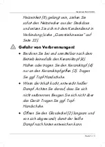 Preview for 15 page of Silvercrest SSC 200 B1 Operating Instructions And Safety Instructions