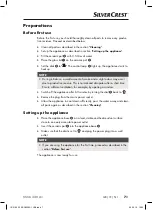 Preview for 10 page of Silvercrest SSC6 320 A1 Operating Instructions Manual