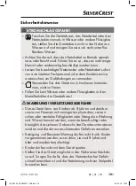 Preview for 22 page of Silvercrest SSC6 320 A1 Operating Instructions Manual