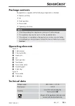 Preview for 18 page of Silvercrest SSE 120 A1 Operating Instructions Manual