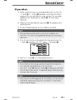 Preview for 22 page of Silvercrest SSE 6 C3 Operating Instructions Manual