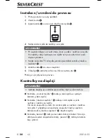 Preview for 57 page of Silvercrest SSE 6 C3 Operating Instructions Manual