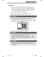 Preview for 58 page of Silvercrest SSE 6 C3 Operating Instructions Manual