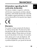 Preview for 21 page of Silvercrest SSK 120 A1 Operating Instructions Manual