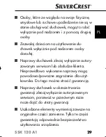 Preview for 31 page of Silvercrest SSK 120 A1 Operating Instructions Manual