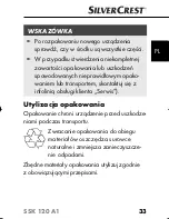 Preview for 35 page of Silvercrest SSK 120 A1 Operating Instructions Manual