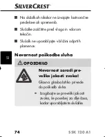 Preview for 76 page of Silvercrest SSK 120 A1 Operating Instructions Manual