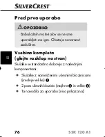 Preview for 78 page of Silvercrest SSK 120 A1 Operating Instructions Manual