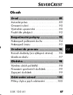 Preview for 89 page of Silvercrest SSK 120 A1 Operating Instructions Manual