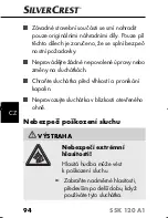 Preview for 96 page of Silvercrest SSK 120 A1 Operating Instructions Manual