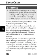 Preview for 108 page of Silvercrest SSK 120 A1 Operating Instructions Manual