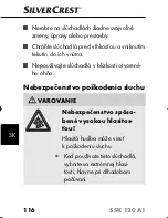 Preview for 118 page of Silvercrest SSK 120 A1 Operating Instructions Manual