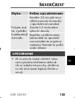 Preview for 125 page of Silvercrest SSK 120 A1 Operating Instructions Manual