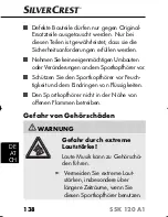 Preview for 140 page of Silvercrest SSK 120 A1 Operating Instructions Manual