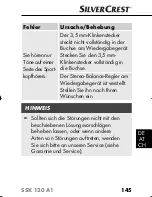 Preview for 147 page of Silvercrest SSK 120 A1 Operating Instructions Manual