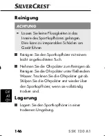 Preview for 148 page of Silvercrest SSK 120 A1 Operating Instructions Manual