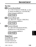 Preview for 153 page of Silvercrest SSK 120 A1 Operating Instructions Manual