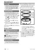 Предварительный просмотр 45 страницы Silvercrest SSM 180 A2 Operating Instructions Manual