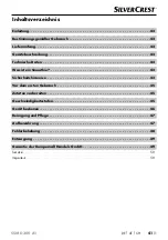 Preview for 44 page of Silvercrest SSMD 300 A1 Operating Instructions Manual