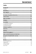 Предварительный просмотр 24 страницы Silvercrest SSMS 600 D3 Operating Instructions Manual