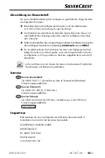 Предварительный просмотр 58 страницы Silvercrest SSMS 600 D3 Operating Instructions Manual