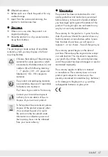 Preview for 38 page of Silvercrest SSMS 600 E1 Operation And Safety Notes