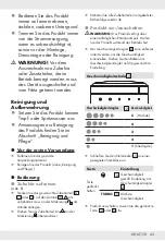 Preview for 44 page of Silvercrest SSMS 600 E1 Operation And Safety Notes