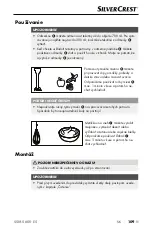 Предварительный просмотр 112 страницы Silvercrest SSMS 600 E5 Operating Instructions Manual