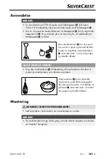 Предварительный просмотр 144 страницы Silvercrest SSMS 600 E5 Operating Instructions Manual