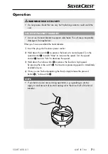 Preview for 10 page of Silvercrest SSMT 600 A1 Operating Instructions Manual