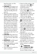 Preview for 15 page of Silvercrest SSNR 12 A1 Operation And Safety Notes