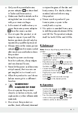 Preview for 9 page of Silvercrest SSNR 12 B2 Operation And Safety Notes