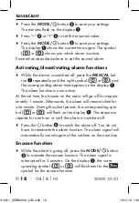 Предварительный просмотр 22 страницы Silvercrest SSRM 20 A1 Operating Instructions Manual